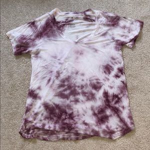 AE Purple Tie Dye Tee